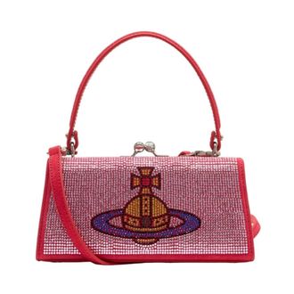 Vivienne Westwood Handbags, female, Pink, Size: ONE SIZE Doll XL Frame Purse