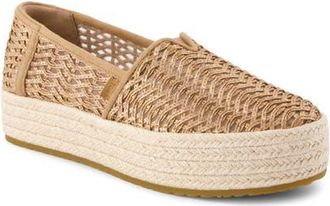 Toms Valencia Platform Espadrille in Rust/copper at Nordstrom, Size 7.5