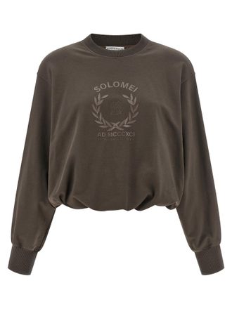 Brunello Cucinelli Brown Cotton Womens Sweatshirt