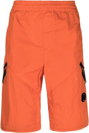 C.P. Company multi-pocket Bermuda shorts - men - Polyamide - 48 - Orange