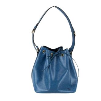 Louis Vuitton Pre-owned Bucket Bags, female, Blue, Size: ONE SIZE Pre-owned Petit Noe Shoulder Bag