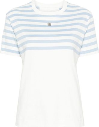 Givenchy 4G-plaque T-shirt - women - Cotton - M - White