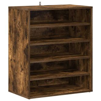vidaXL Vidaxl - Zapatero De Madera Contrachapada Gris Sonoma 60x35x70 Cm