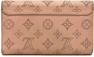 Louis Vuitton Magnolia Pink Mahina Leather Long Wallet (Bi-Fold) (Pre-Owned)