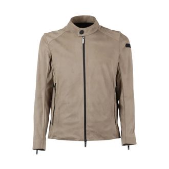 Roberto Ricci Design Nabucco Biker Jacket - Heren - Zomerjassen - Bruin - 2XL - Jassen