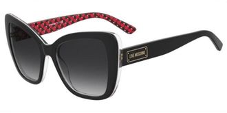 Love Moschino MOL083/S UYY/9O Womens Sunglasses Black Size 54