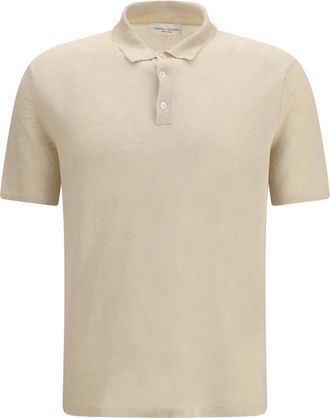 Roberto Collina Light Beige Solid Polo