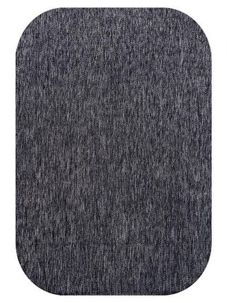 Jonathan Y Designs Miles Modern Minimalist Radius Corner Solid Indoor/Outdoor Shaped Area Rug in Dark Gray at Nordstrom, Size 8Ft 0In X 10Ft 0In