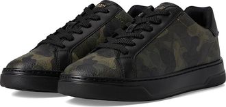 Coach High Line Sneaker In Signature Camo Print Mens Lace-up Boots Camo : 7.5 D - Medium, Canvas/Leather