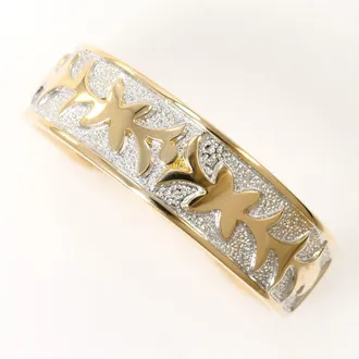 C&A White Gold Yellow Gold White Gold (10K) Yellow Gold (10K) Band Ring (Pre-Owned)