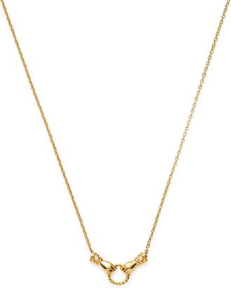 Missoma X Harris Reed In Good Hands Mini 18kt Gold-plated Necklace - One Size