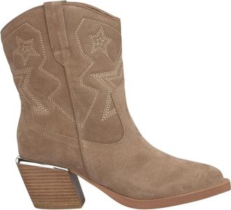 Alma En Pena Enkellaars met lage hak - Dames - Cowboylaarzen - Beige - 37 EU - Schoenen