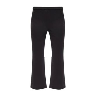 Proenza Schouler Broeken, Dames, Zwart, M, Uitlopende broek