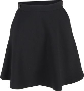Sandro Sandro A-Line Mini Skirt in Black Polyester