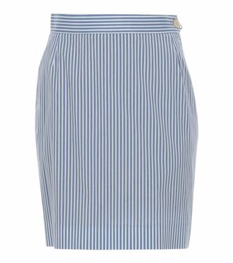 Vivienne Westwood Blue Stripes Mini Skirt