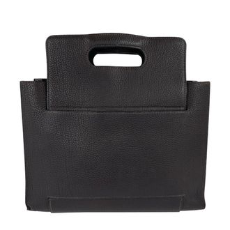 Herm&egrave;s Brown Togo Leather Handbag Tote Bag (Pre-Owned)