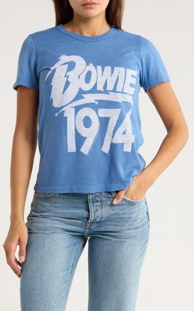 Junk Food David Bowie 1974 Graphic T-Shirt in Dutch Blue at Nordstrom, Size X-Large