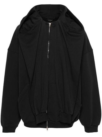 Balenciaga Hoodie met rits - Blauw