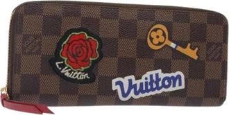 Louis Vuitton Pre-owned Wallets, female, Brown, Size: ONE SIZE Pre-owned Canvas Wallet