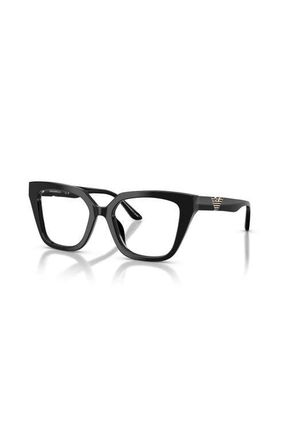 Emporio Armani 52mm Cat Eye optical glasses in Black at Nordstrom