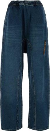 Y / Project Womens Denim Jeans - Medium Blue Cotton - Size 26 (Waist)