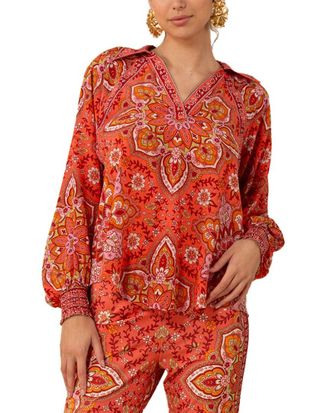 Hale Bob Braelynn Silk Top