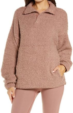 SKIMS Cozy Knit Pullover in Rose Clay at Nordstrom, Size 4X