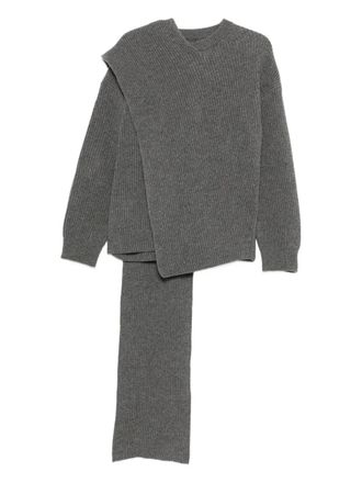 Jil Sander wool sweater - Grey