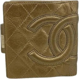 Chanel Pre-owned Portafoglio Vintage Bi-fold - - Pre-owned - Donna - Beige - ONE SIZE