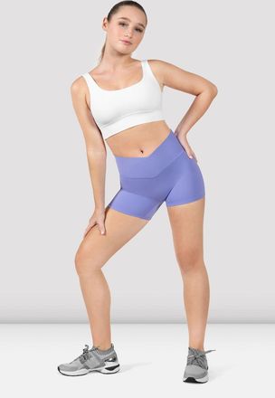 Bloch BLOCH Apex Teen BLOCHeverhold Wrap Waist Short, Cornflower