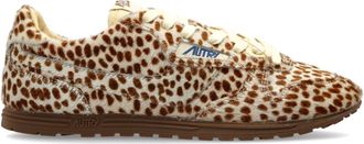 Autry Windspin Low Sneakers With Speckled Brown Upper Wslw Yn04