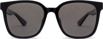 Gucci Zonnebril met vierkant montuur - Zwart