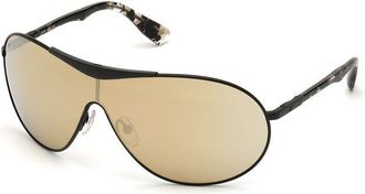 Web Eyewear Black Metal Sunglasses