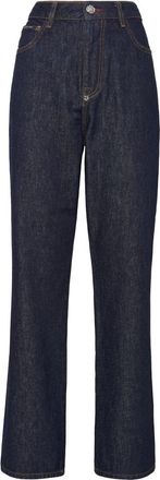Philipp Plein Denim Loose Fit Iconic Plein - Dames - Loose Fit Jeans - Blauw - W29 - Denim - Jeans