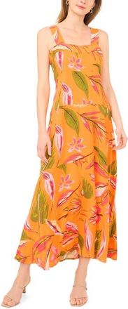 Vince Camuto Smocked Back Sleeveless Maxi Dress in Exuberance at Nordstrom, Size X-Large