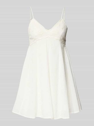 Only Minikleid aus reiner Baumwolle Modell PANOLA in Weiss, Gr&ouml;&szlig;e XL