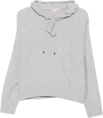 Antonelli Sequin-embellished Drawstring Hoodie
