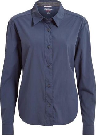 Craghoppers Nosilife Freeda Langarm Bluse Bluse f&uuml;r Damen | blau