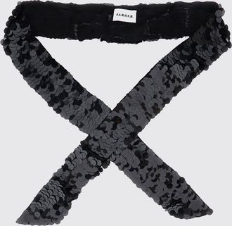 Parosh P. A.R. O.S. H. Polyamide Evening Scarf with Sequin Embroidery