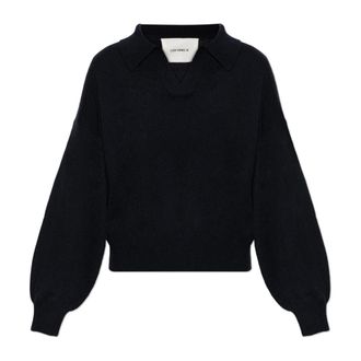 Lisa Yang Cashmere Knitwear, female, Blue, Size: XS Katriel Polo