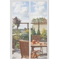 OEM Mosquitera Magn&eacute;tica Para Puertas/ventanas (150 X 240 Cm, Blanca), Cortina Antimoscas/insectos, Corredera Para Puertas De Patio, No Requiere Taladrar