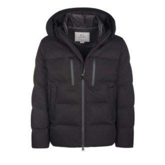 Woolrich Stijlvolle en veelzijdige effen herenjas - Heren - Jassen - Zwart - Maat: 2XL Wol
