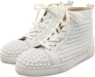 Christian Louboutin 2000s spike-detail sneakers - White