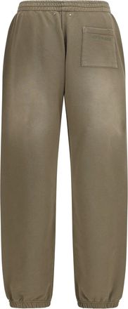 Golden Goose Mens Journey Sweatpants Bleached Washed Beige Cotton Pant Trousers