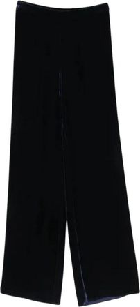 Forte_Forte My Pants - Dames - Wijde Broeken - Blauw - M - Broeken