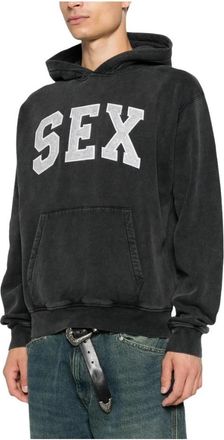Carne Bollente H0204 Hoodie - Heren - Hoodies - Zwart - S - Katoen - Hoodies & sweatvesten