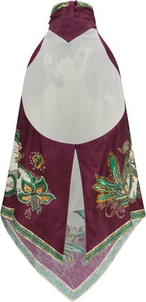 Alemais Womens Ruthie Top Viscose; Silk