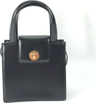 Bulgari Tweedehands leren handtassen - Dames - Vintage Handtas - Zwart - ONE Size - Leer - Vintage