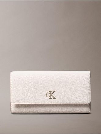 Calvin Klein Womens Archive Hardware Wallet - Neutral