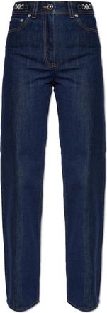 Versace Straight-leg jeans - Dames - Regular Fit Jeans - Blauw - W28 - Katoen - Jeans